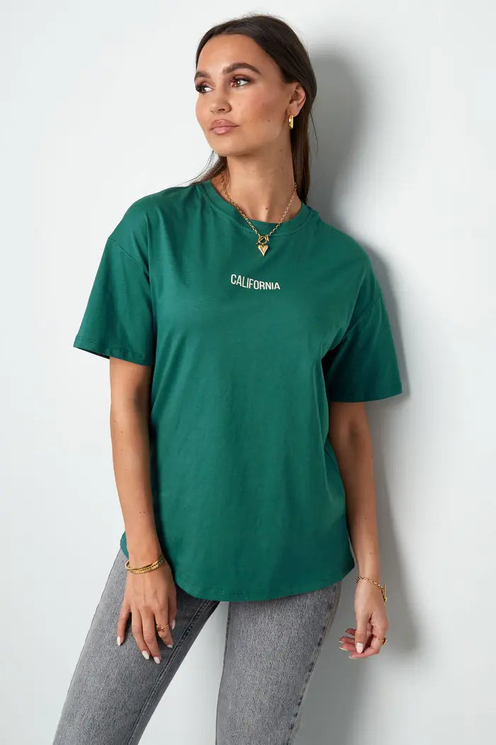 T-shirt Califorina Green