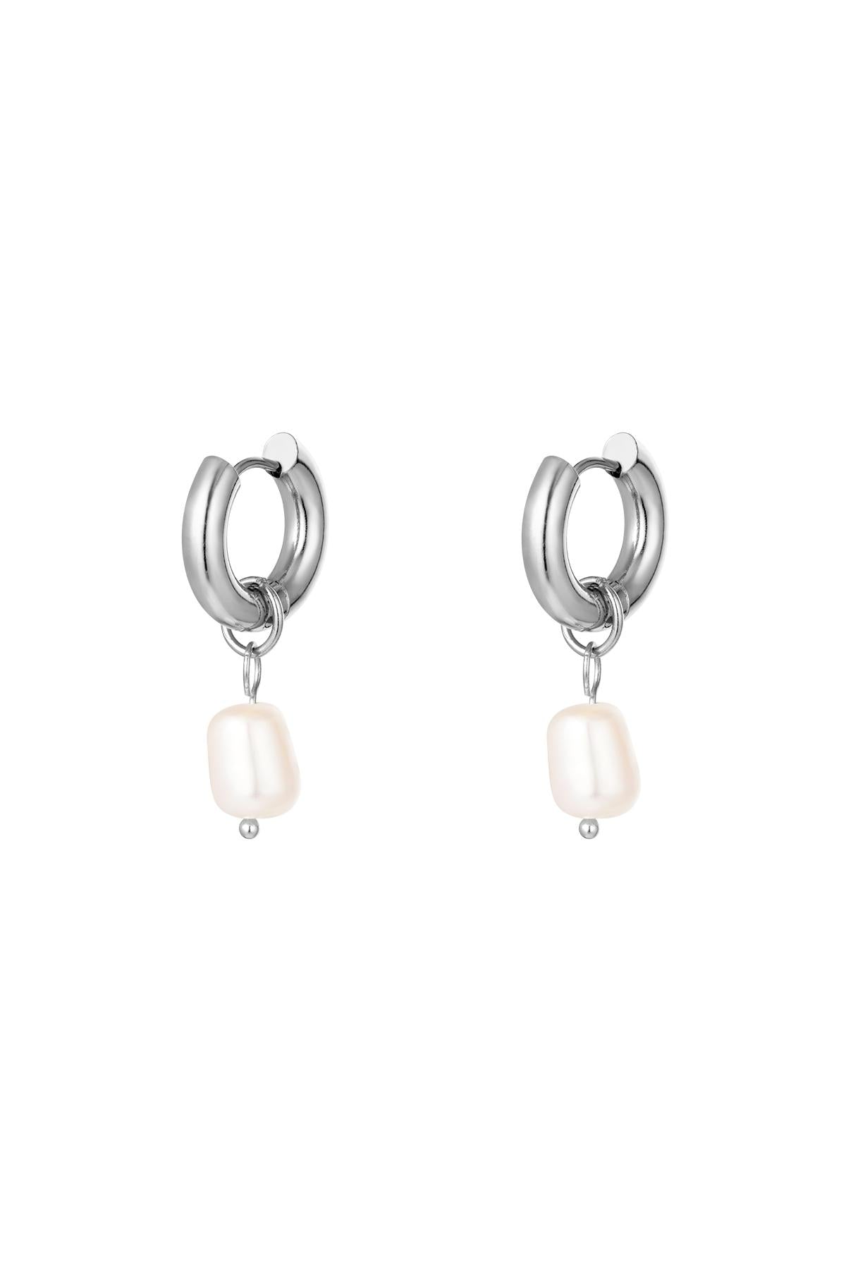 Oorbellen White Pearl
