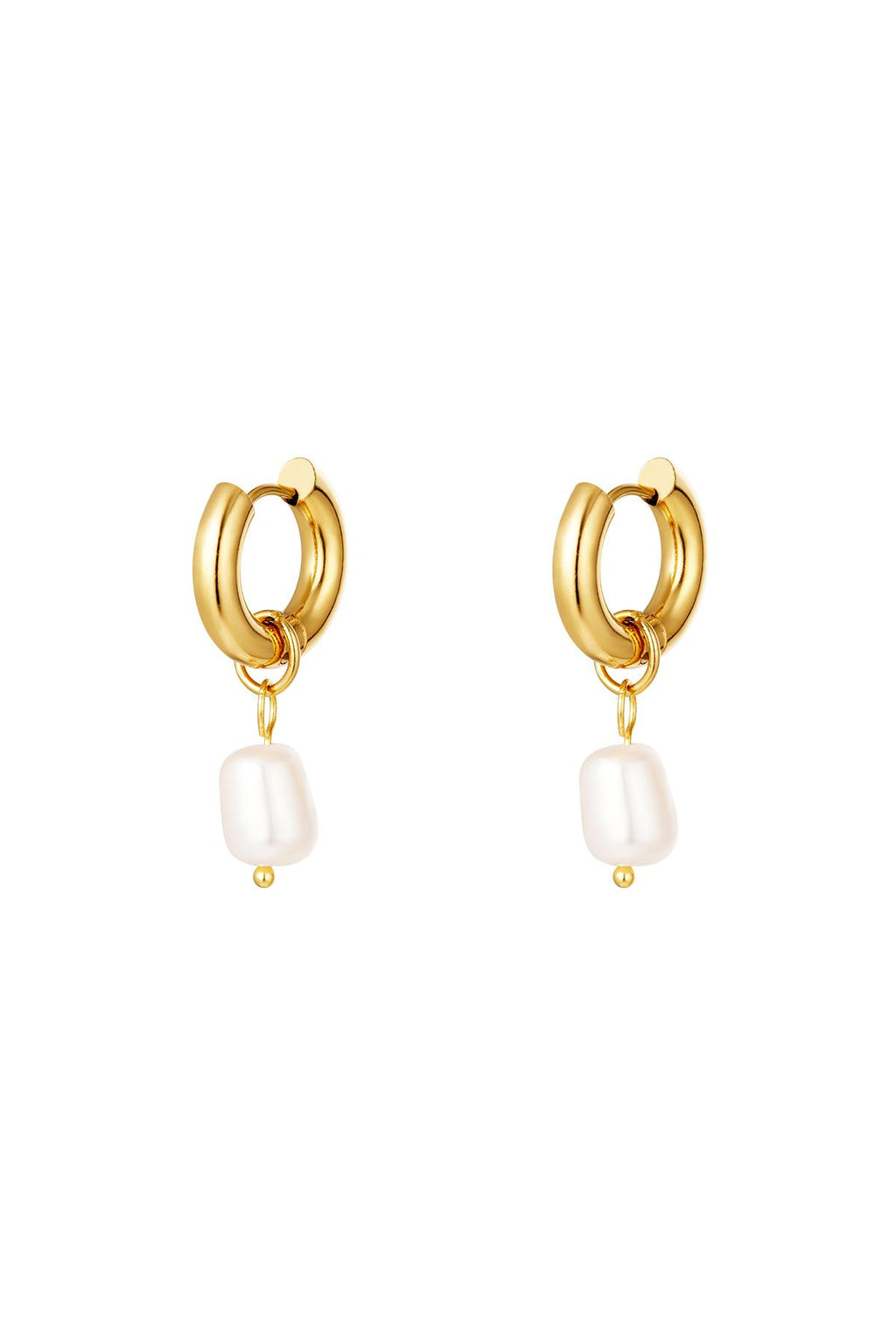 Oorbellen White Pearl