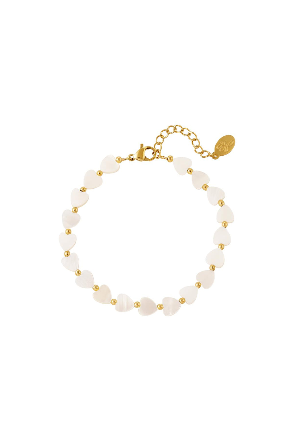Enkelbandje White Love
