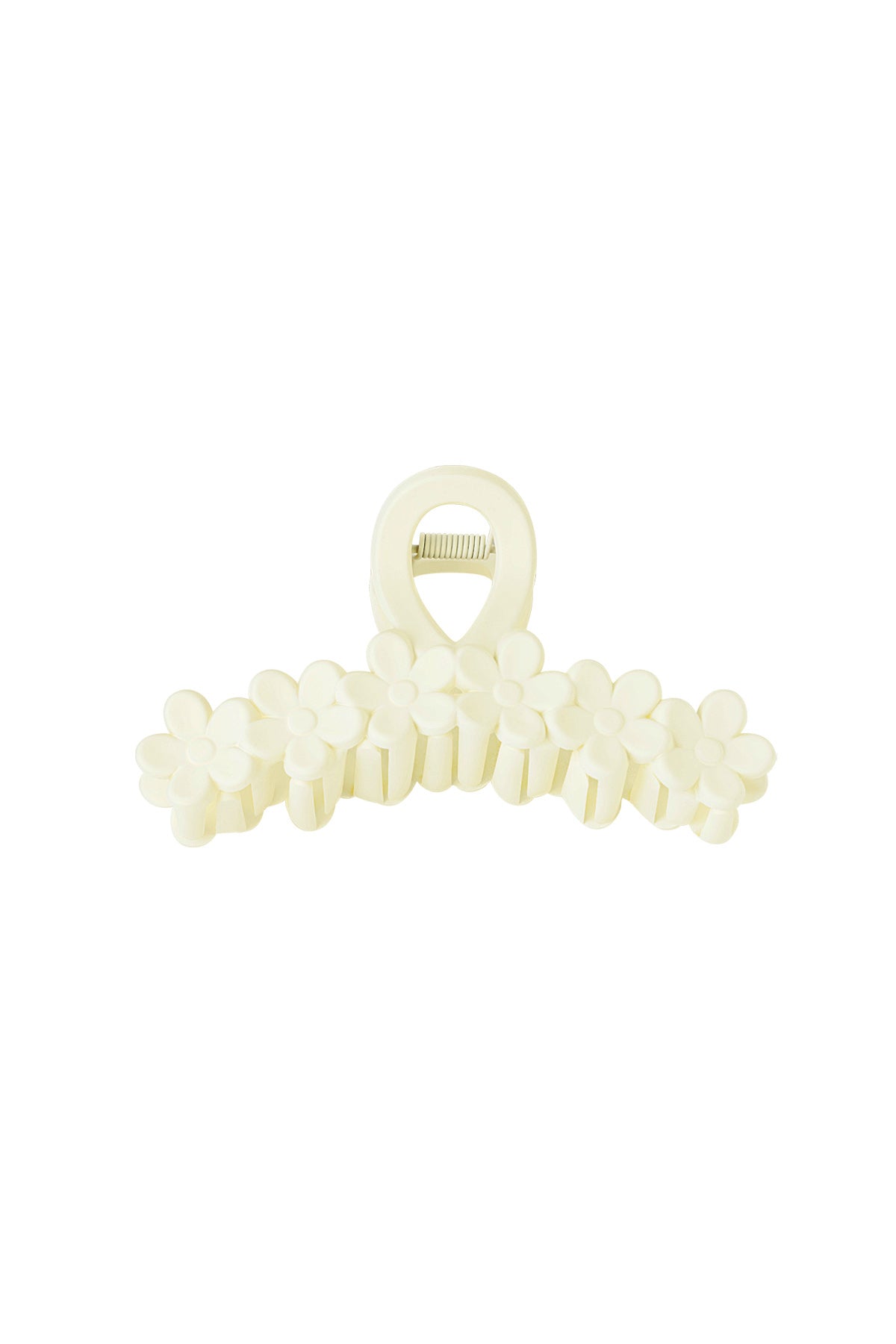 Haarklip Flower White