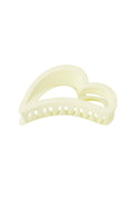 Haarklip Heart White