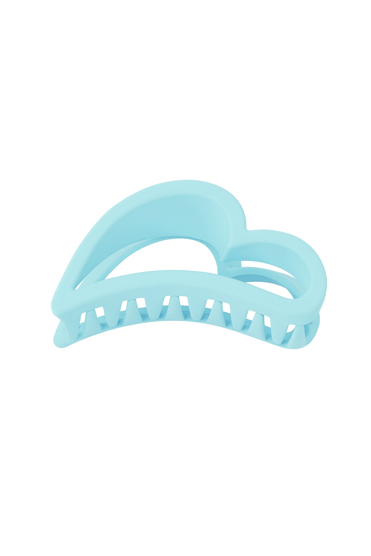 Haarklip Heart Blue