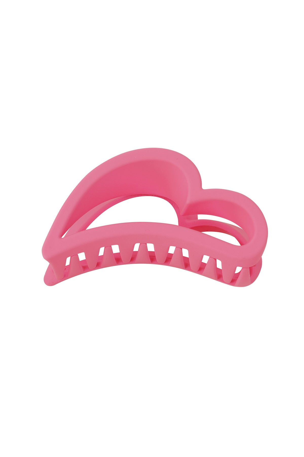 Haarklip Heart Fuchsia