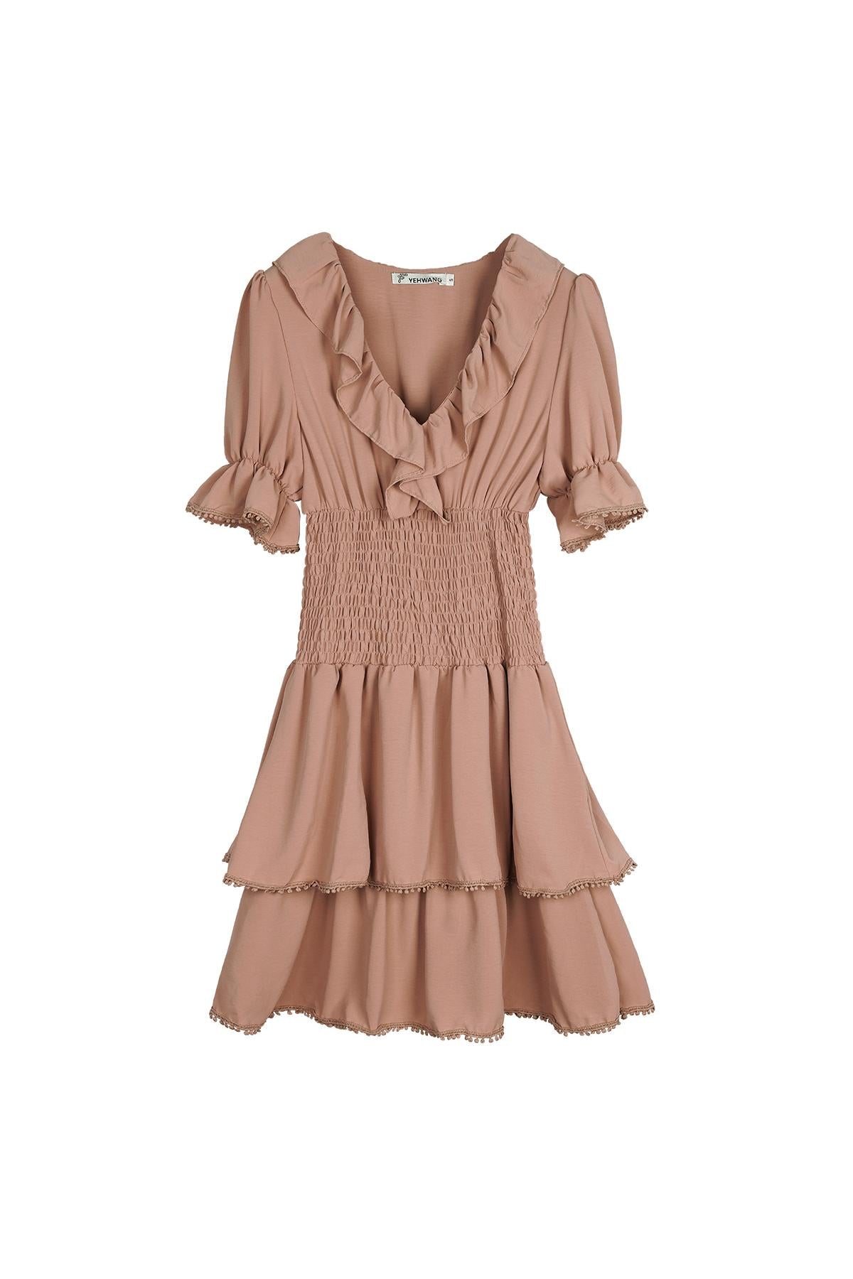 Jurkje Ruffle Brown