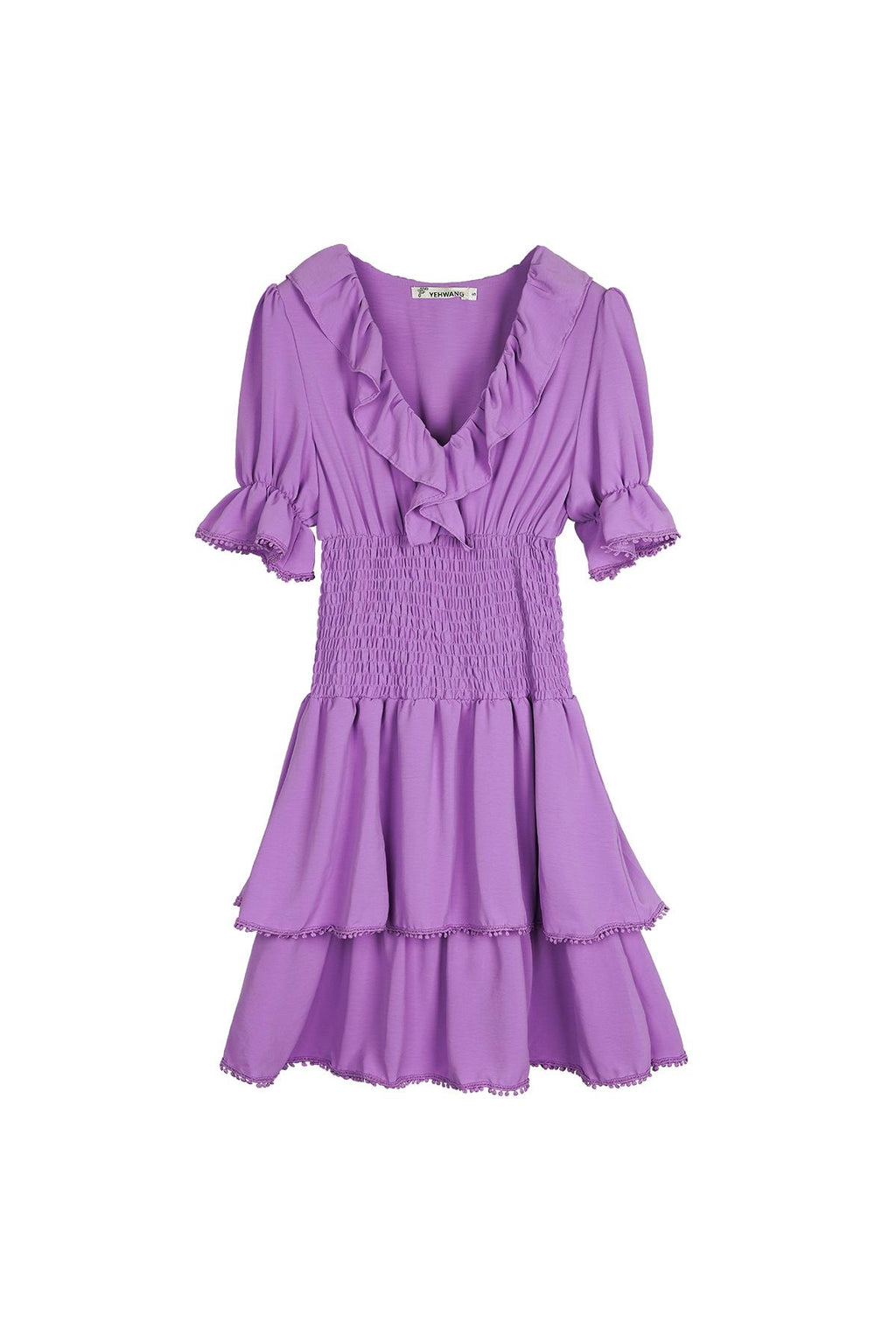 Jurkje Ruffle Purple