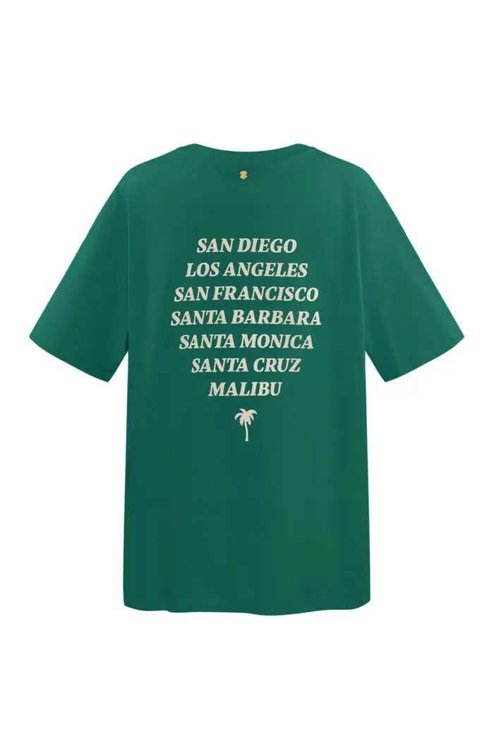 T-shirt Califorina Green