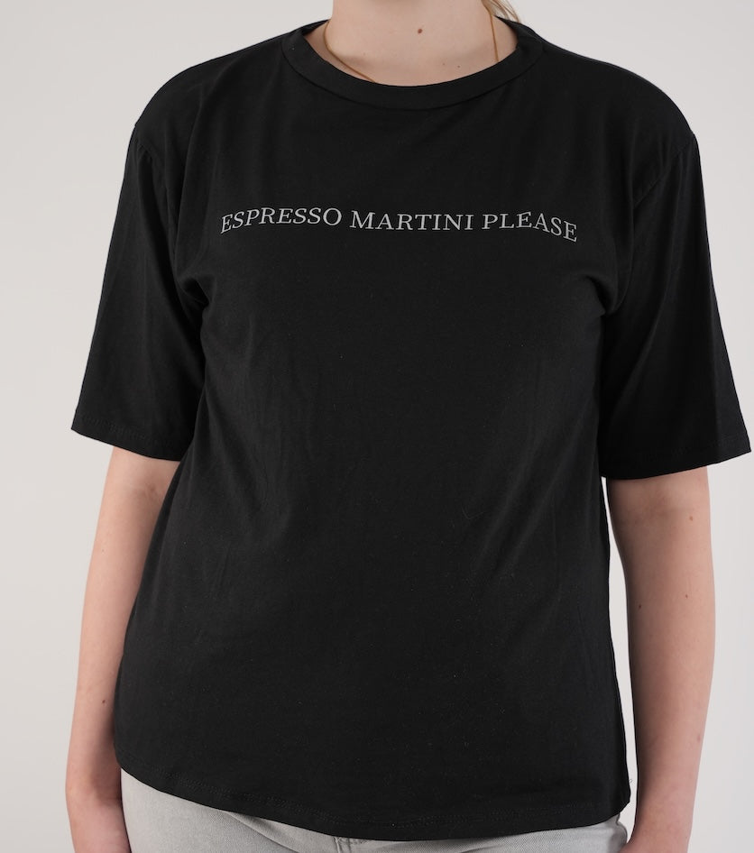 T-shirt Espresso Martini Black