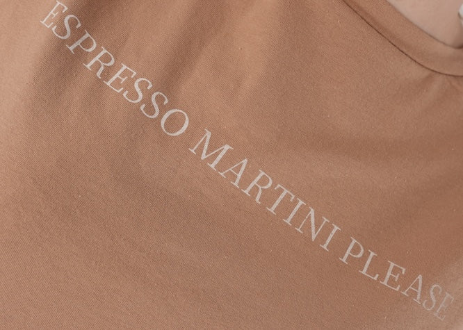 T-shirt Espresso Martini Brown