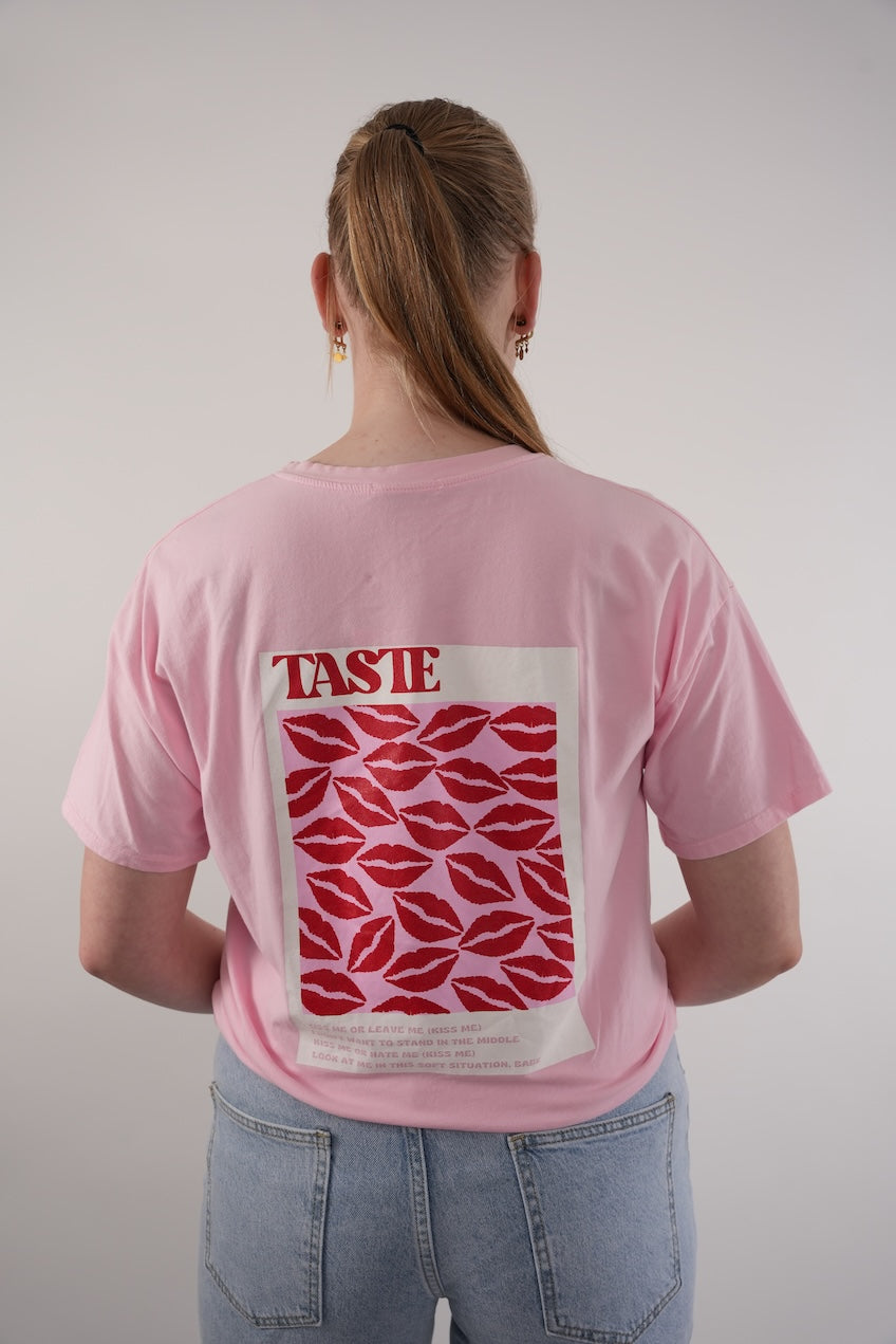 T-shirt Taste The Moment Pink