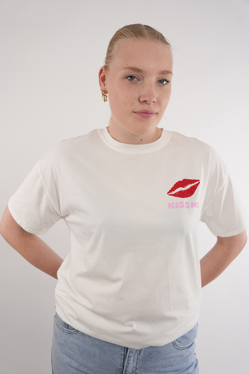 T-shirt Taste The Moment White