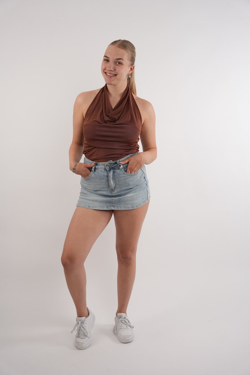 Halter Top Brown - Lies