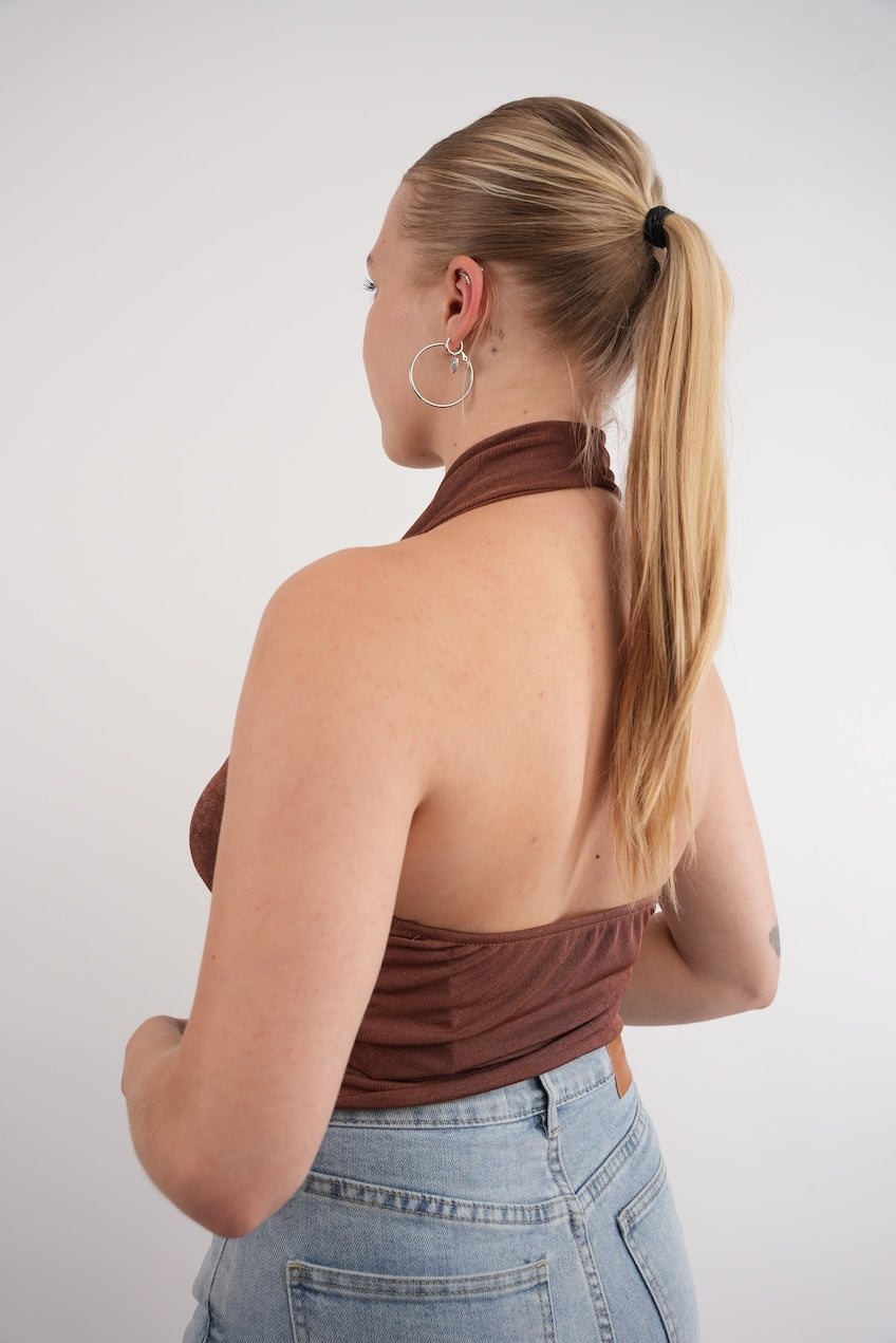 Halter Top Brown - Lies