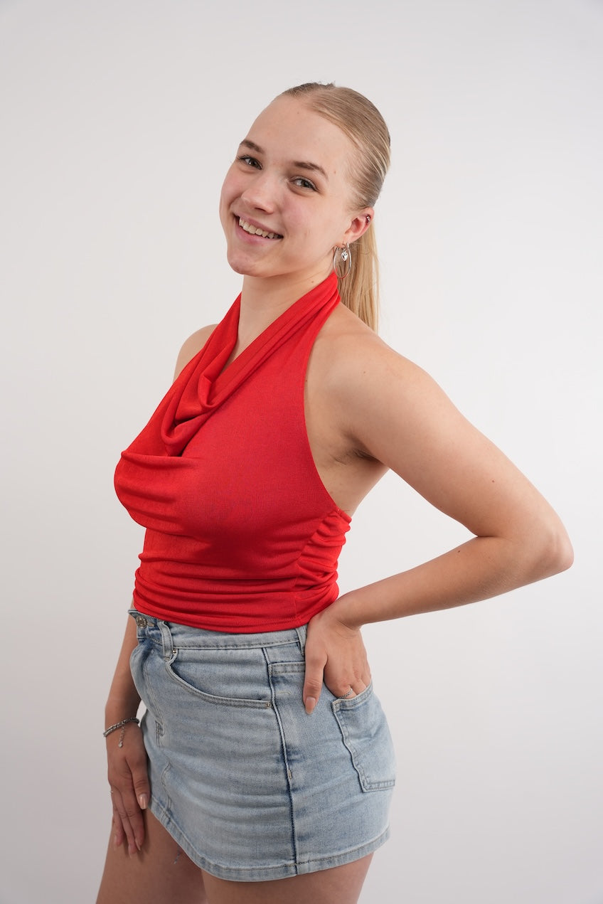 Halter Top Red - Lies