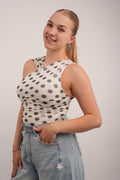Body Polka Dots White