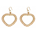 Oorbellen Heart Beads
