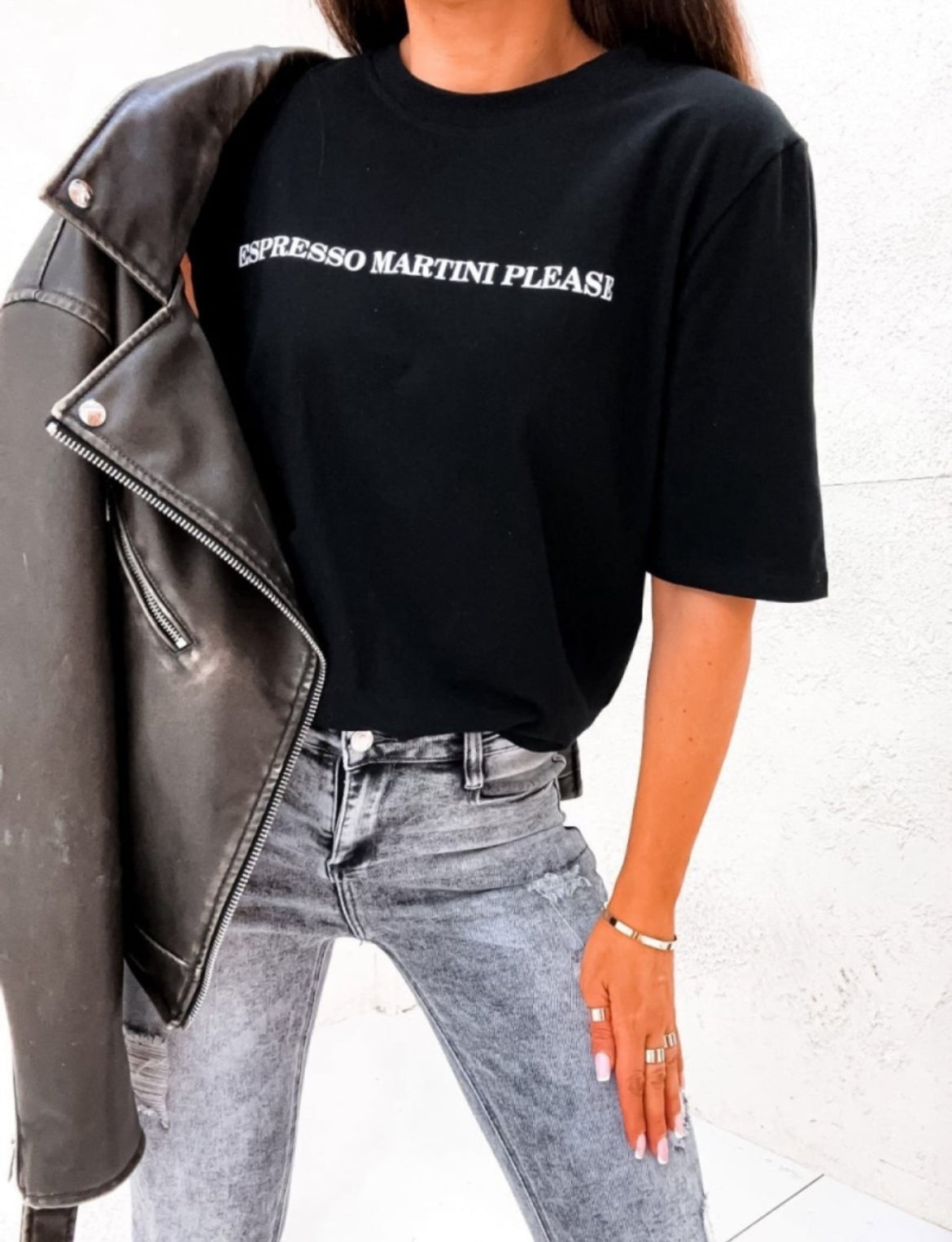T-shirt Espresso Martini Black