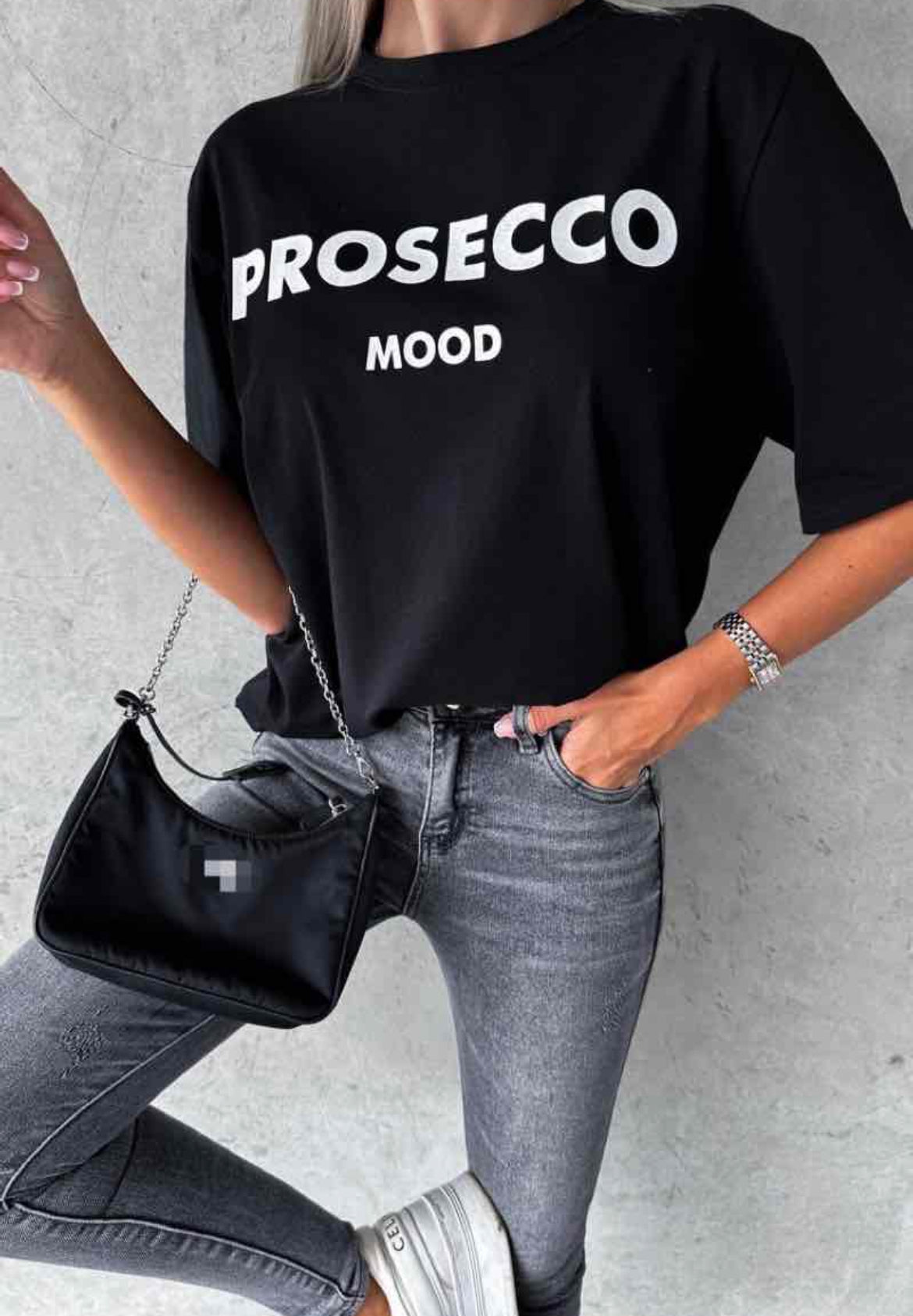 T-shirt Prosecco Black