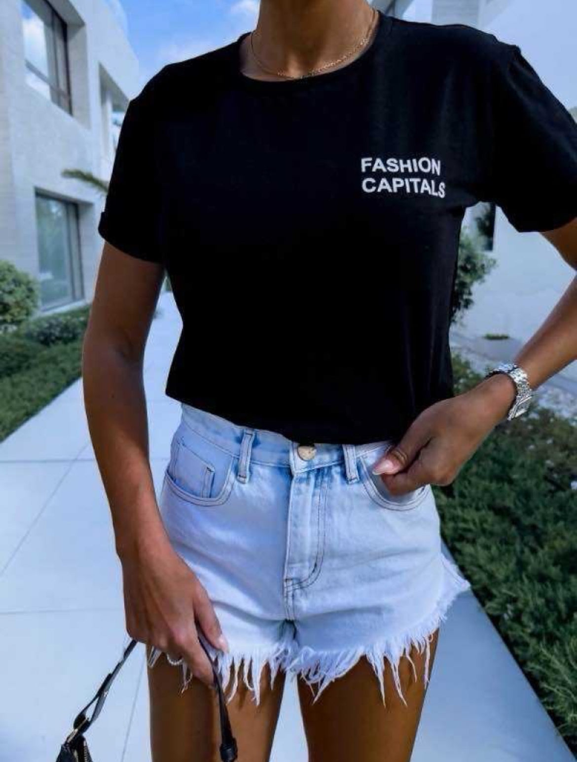 T-shirt Capitals Black
