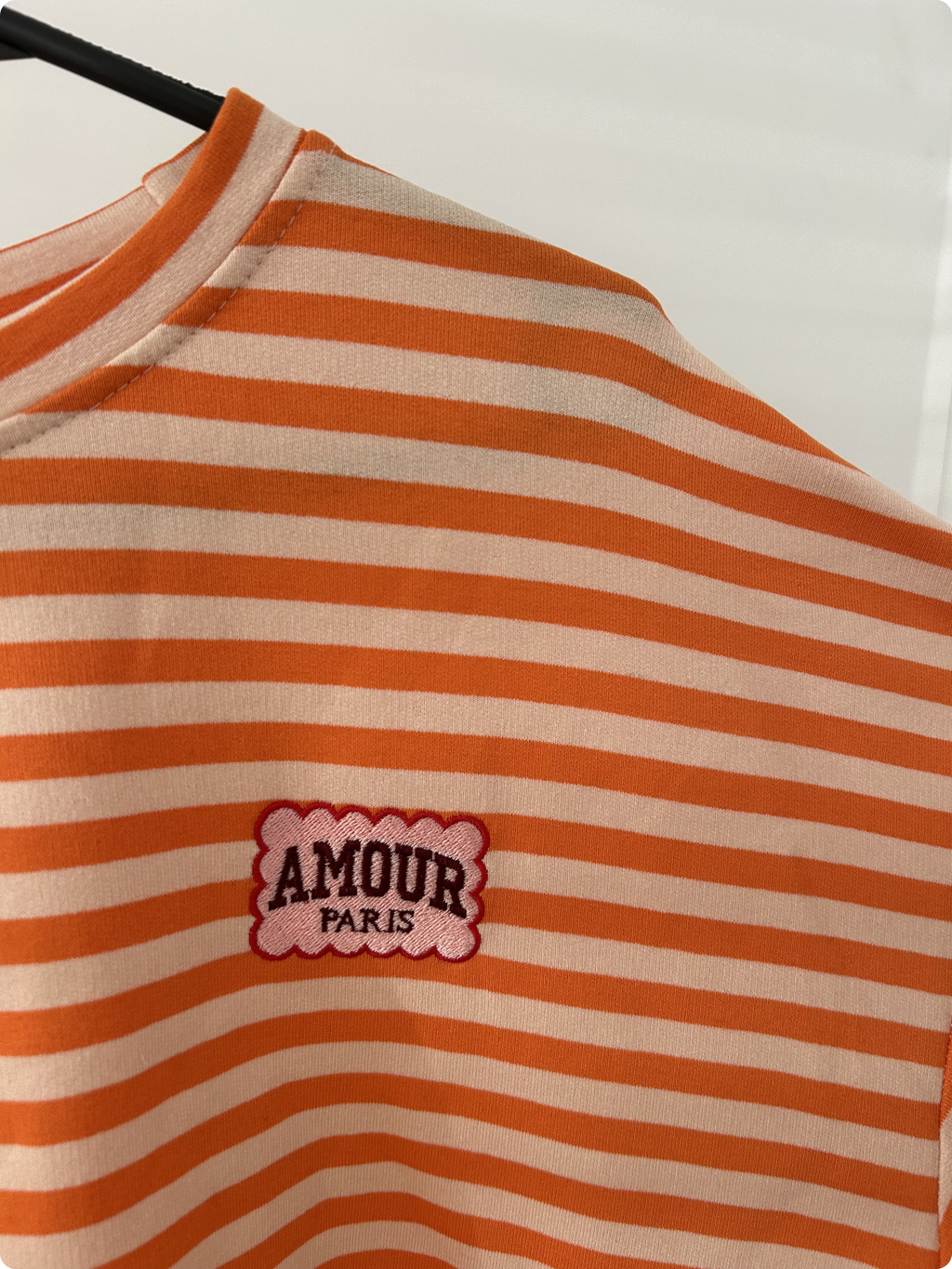 Long Sleeve Amour Orange