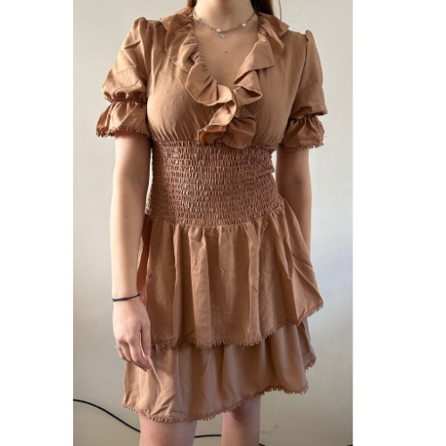 Jurkje Ruffle Brown