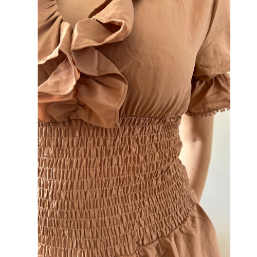 Jurkje Ruffle Brown