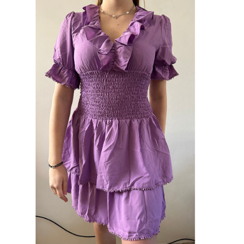Jurkje Ruffle Purple