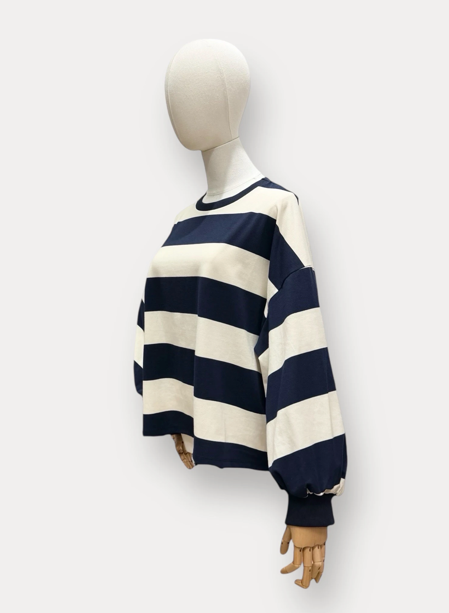 Striped Long Sleeve Navy