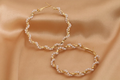 Oorbellen Twisted Beads
