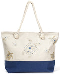 Strandtas Turtle Blue