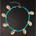 Enkelbandje Shells Blue