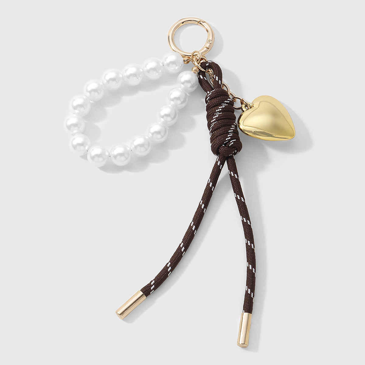 Bag Charm Brown Pearl