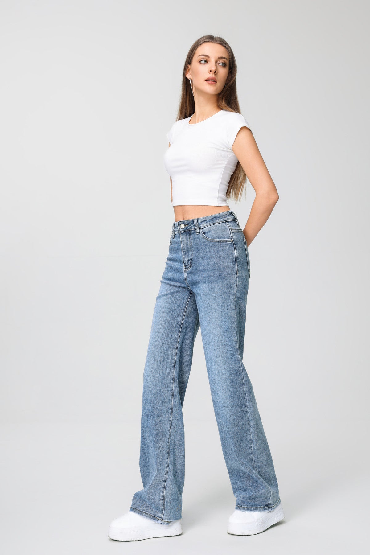 Wide Leg Jeans - Fien