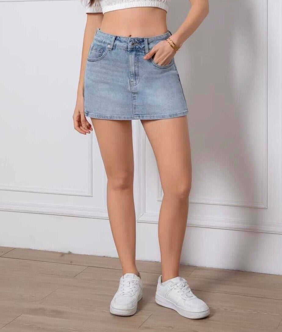 Denim Skort - Anna