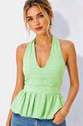 Halter Top Green - Joyce